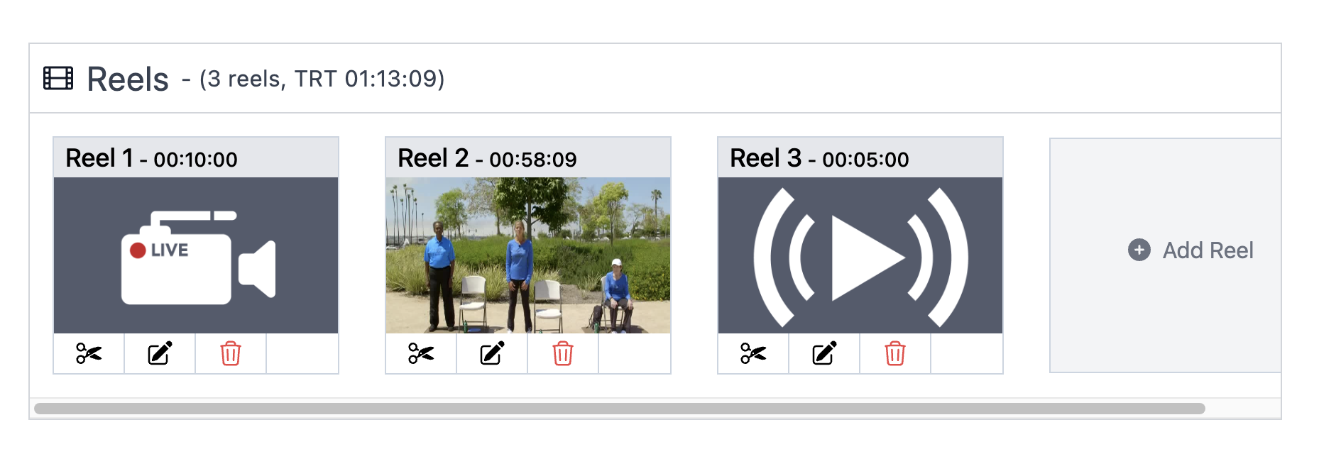 Reel Timeline Screenshot ><