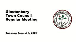 Town Council 8/5/2025