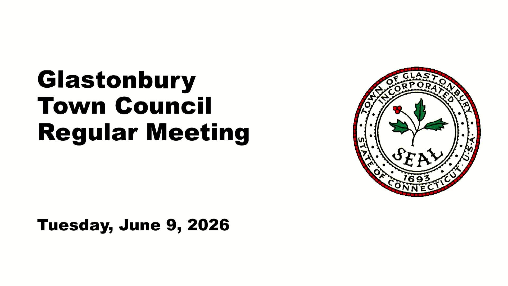 Town Council 6/9/2026
